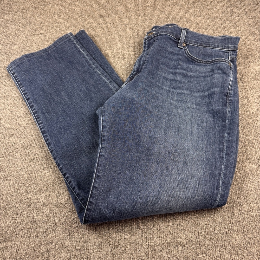 7 For All Mankind Standard Jeans Mens 38 Blue Excellent Straight Leg Stretch